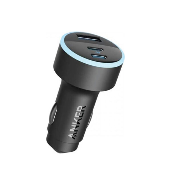 Anker 335 Car Charger 67W, With 2 Usb Type C PD Ports Car Charger, And 1 USB-A Port, Black,