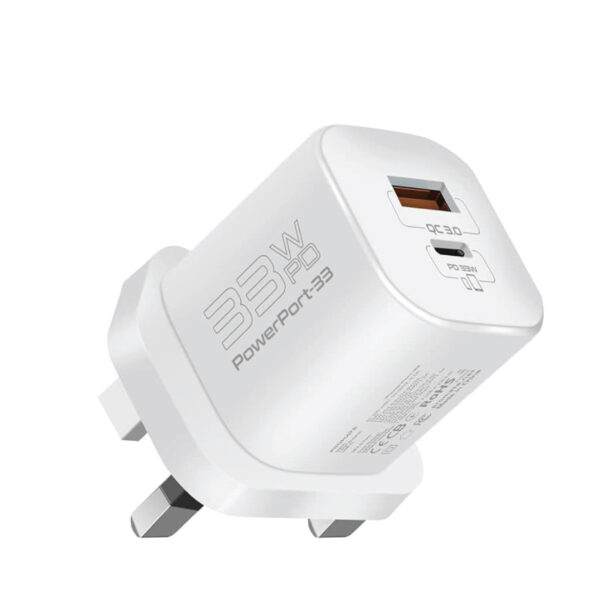 PROMATE 33W Power Delivery GaNFast Charging Adapter - PowerPort-33