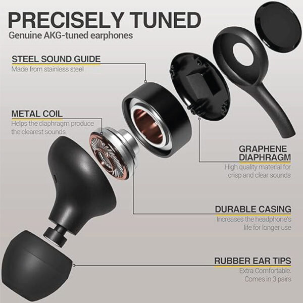 SAMSUNG AKG Wired Earbuds Original 3.5mm in-Ear Earbud Headphones - Image 3