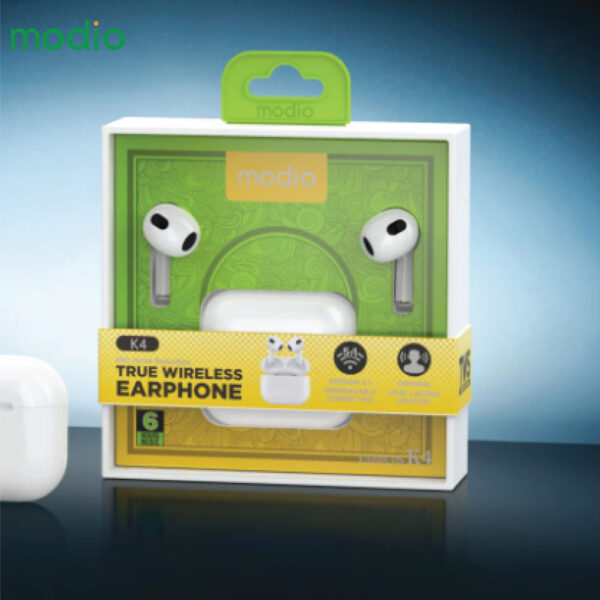 Modio K4 Wireless Earbuds Noice Cancelation - Image 4