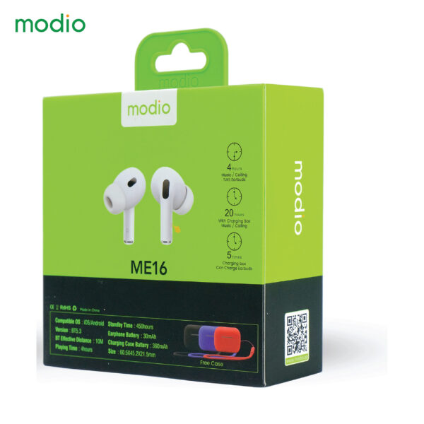 Modio ME16 Wireless Bluetooth Earbud Pro - Image 4