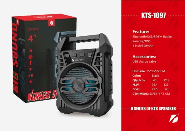 229913.jpg Kbroad Wireless Wireless Speaker KTS-1097