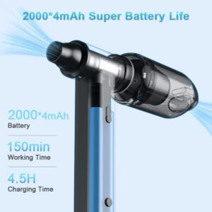 160W High-Power Cordless Dust Blower & Vacuum 2-in-1
