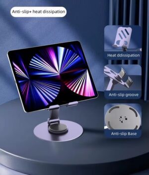 360° Rotating Multifunctional Metal Stand