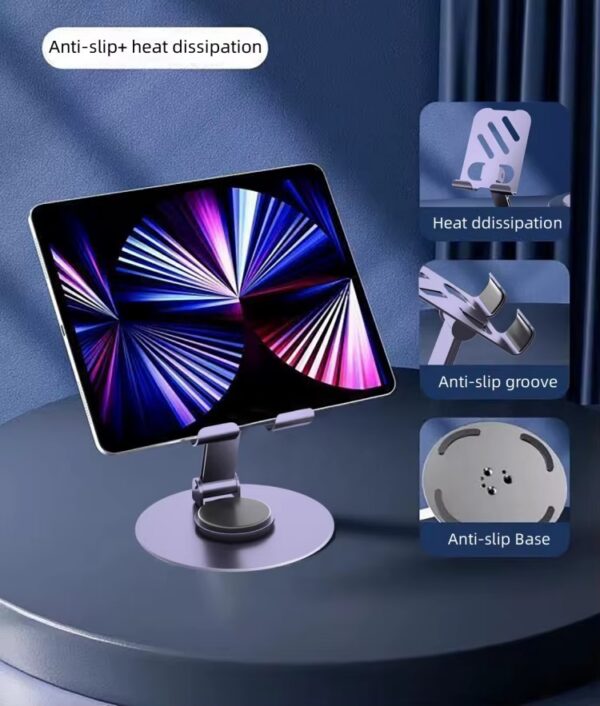 360° Rotating Multifunctional Metal Stand