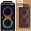 img_4225 Philips TAX3079 Bluetooth Karaoke Party Speaker, Portable Speaker with Flashlight, Subwoofer Bass, Wireless Microphones & LED Lights | TAX3079
