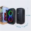 img_4226 Philips TAX3079 Bluetooth Karaoke Party Speaker, Portable Speaker with Flashlight, Subwoofer Bass, Wireless Microphones & LED Lights | TAX3079